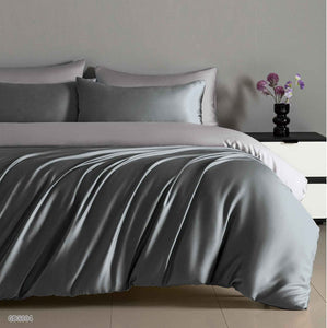 Lenjerie de pat dublu din SATIN EXTRA FIN, cu elastic, 4 piese F-605