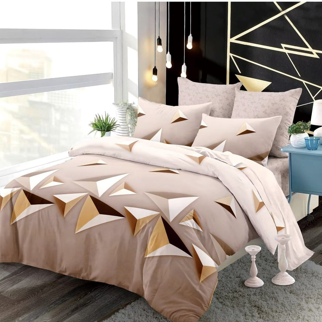 Lenjerie pat dublu, FINET, fara elastic, 6 piese, F-89