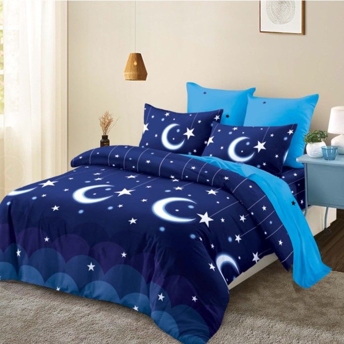 Lenjerie pat dublu, FINET, fara elastic, 6 piese, F-87