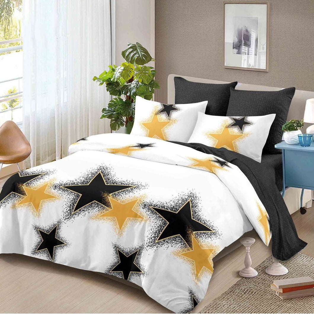 Lenjerie pat dublu, FINET, fara elastic, 6 piese, F-83