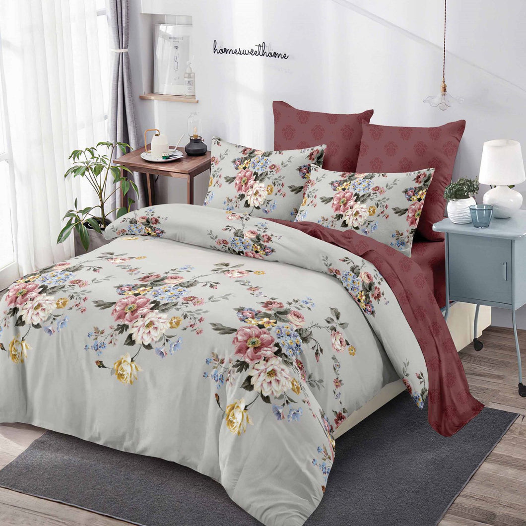 Lenjerie pat dublu, FINET, fara elastic, 6 piese, F-75