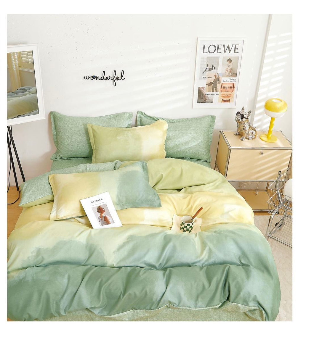 Lenjerie pat dublu, FINET, fara elastic, 6 piese, F-213