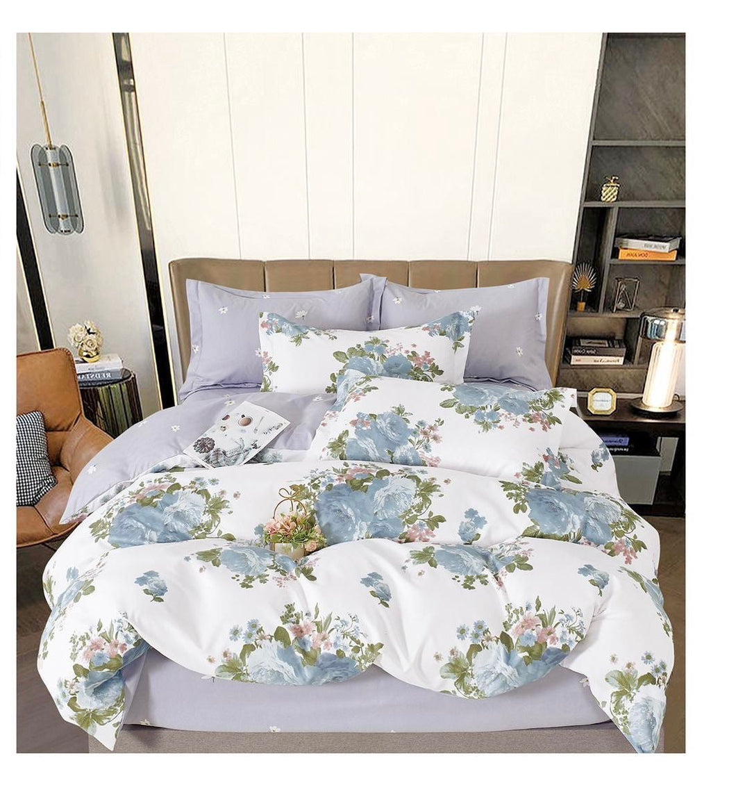 Lenjerie pat dublu, FINET, fara elastic, 6 piese, F-205