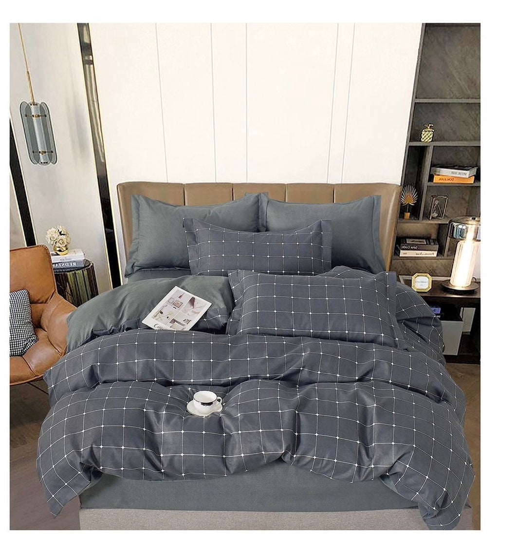 Lenjerie pat dublu, FINET, fara elastic, 6 piese, F-203