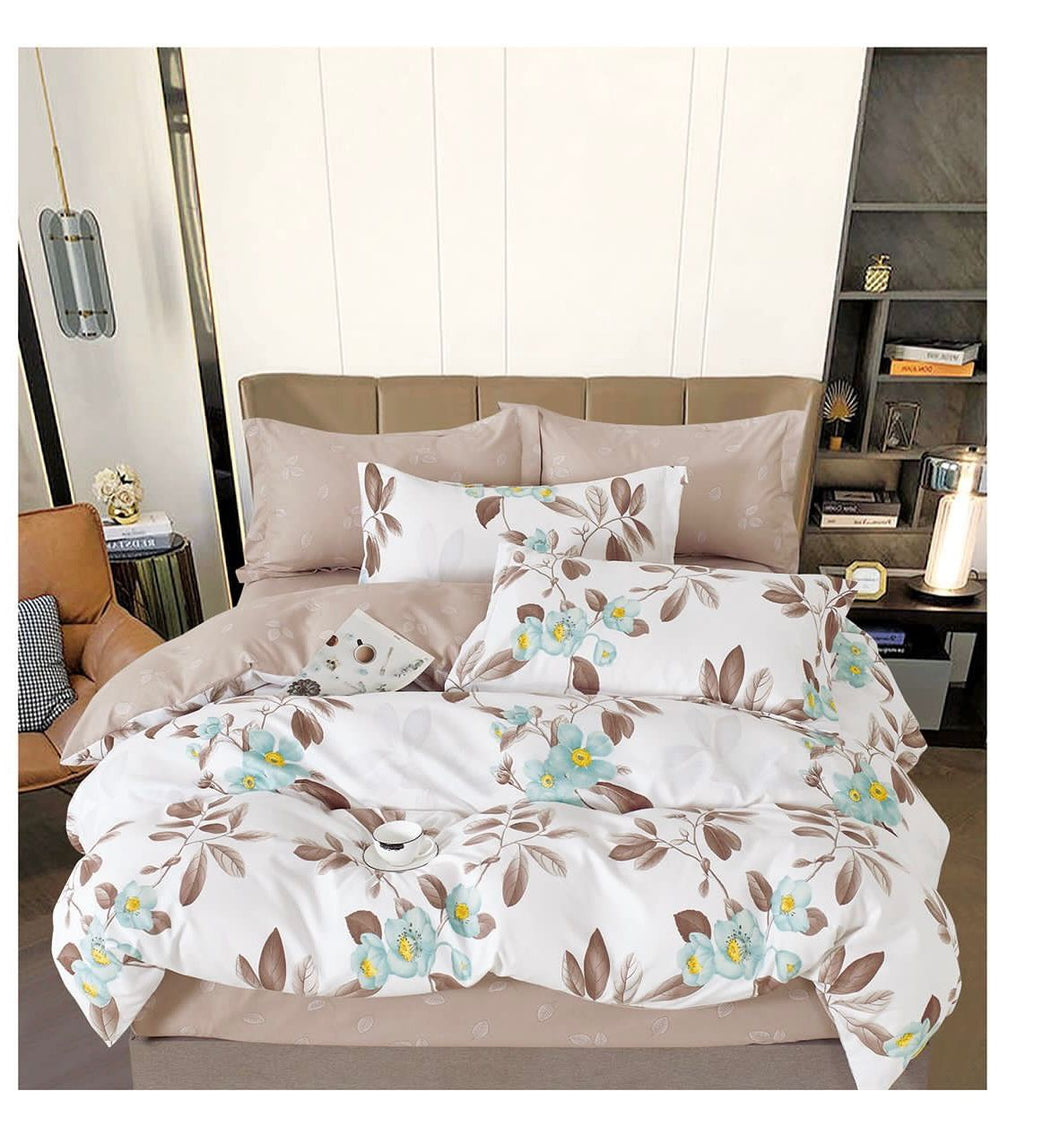 Lenjerie pat dublu, FINET, fara elastic, 6 piese, F-200