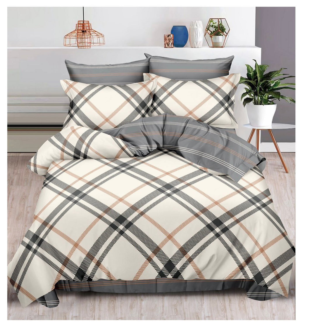 Lenjerie pat dublu, FINET, fara elastic, 6 piese, F-189