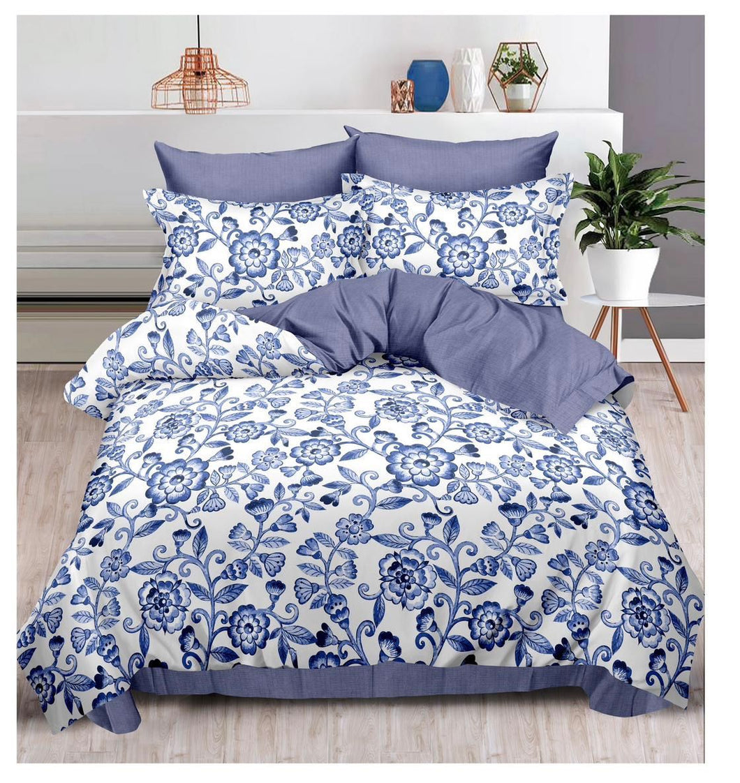 Lenjerie pat dublu, FINET, fara elastic, 6 piese, F-188