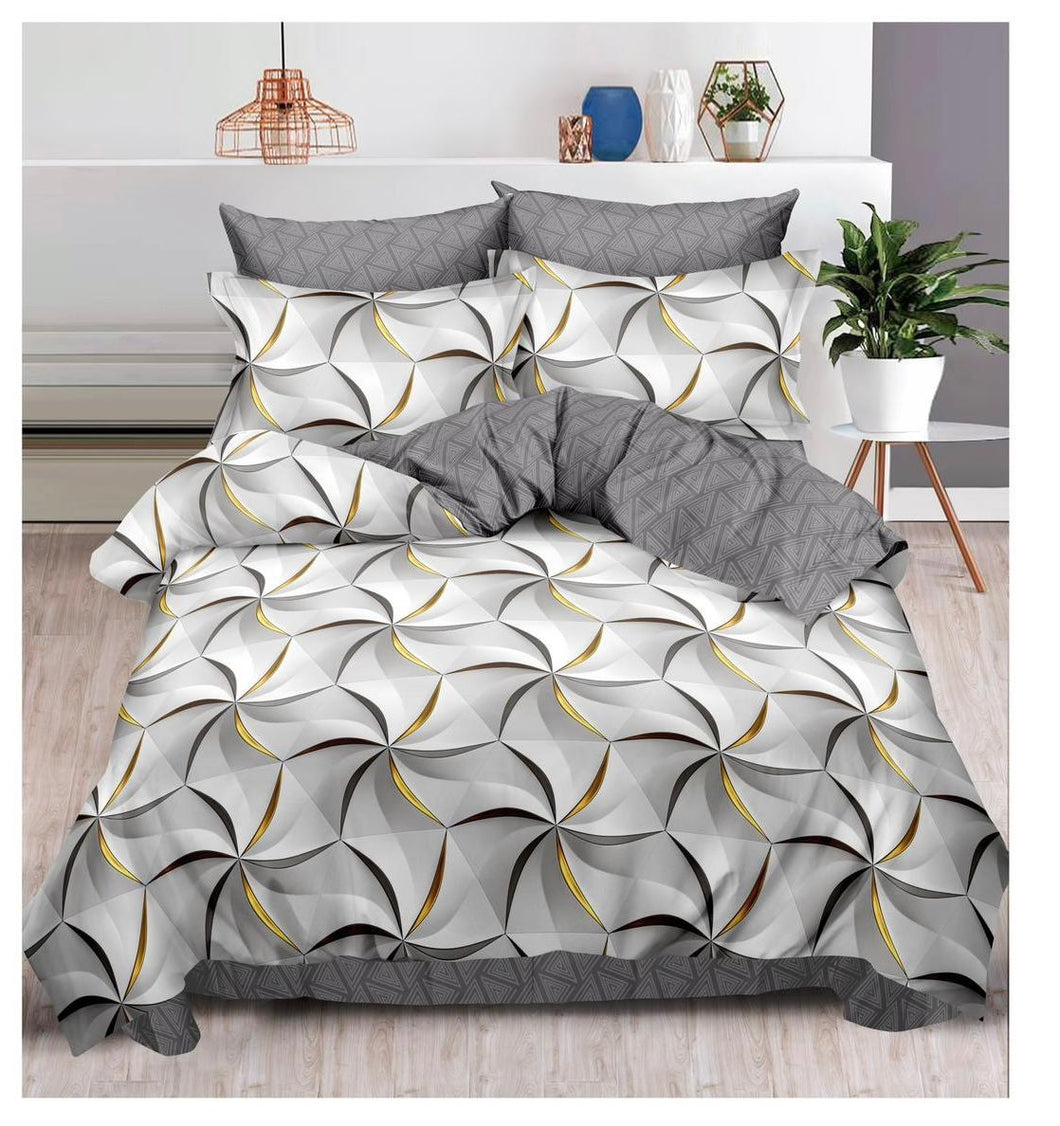 Lenjerie pat dublu, FINET, fara elastic, 6 piese, F-181