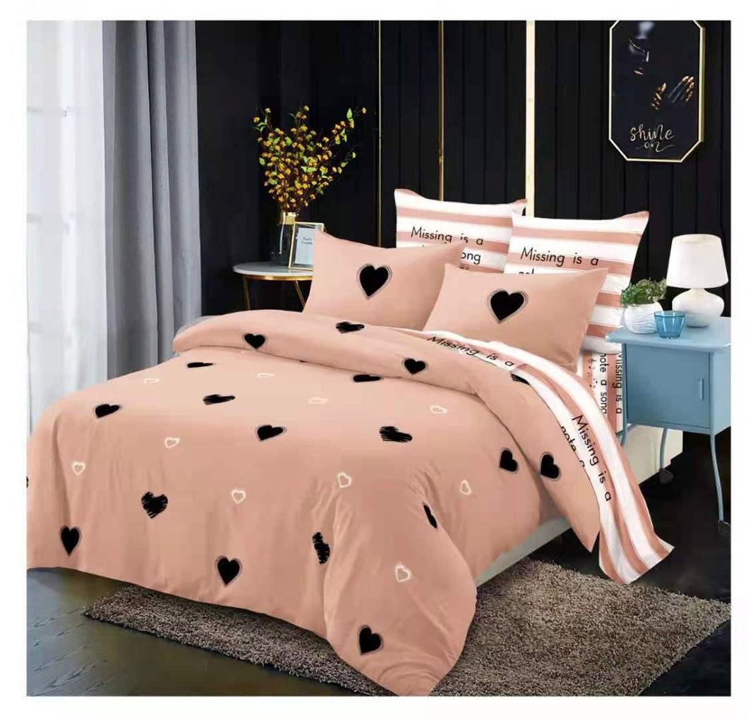 Lenjerie pat dublu, FINET, fara elastic, 6 piese, F-159