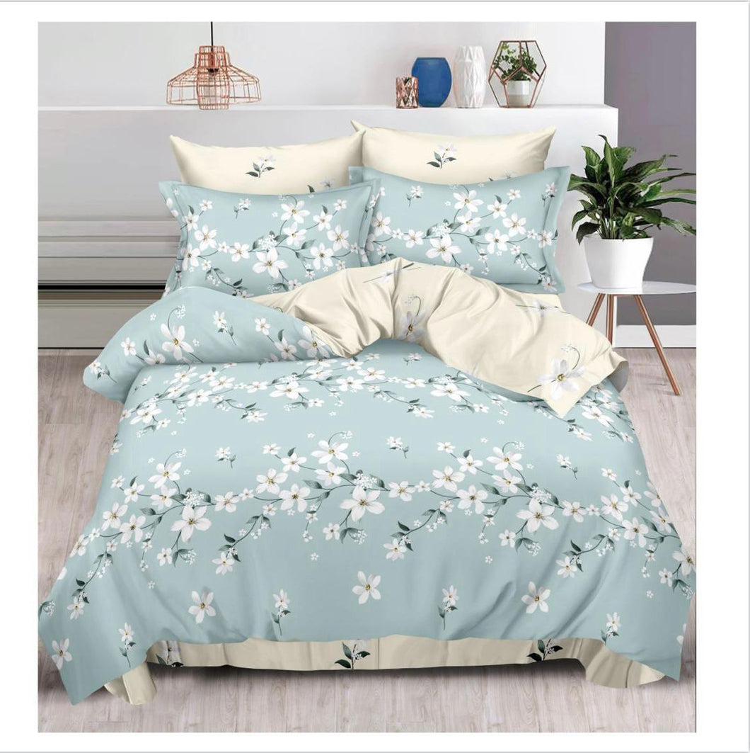 Lenjerie pat dublu, FINET, fara elastic, 6 piese, F-155