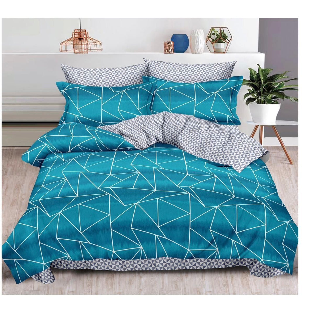 Lenjerie pat dublu, FINET, fara elastic, 6 piese, F-153