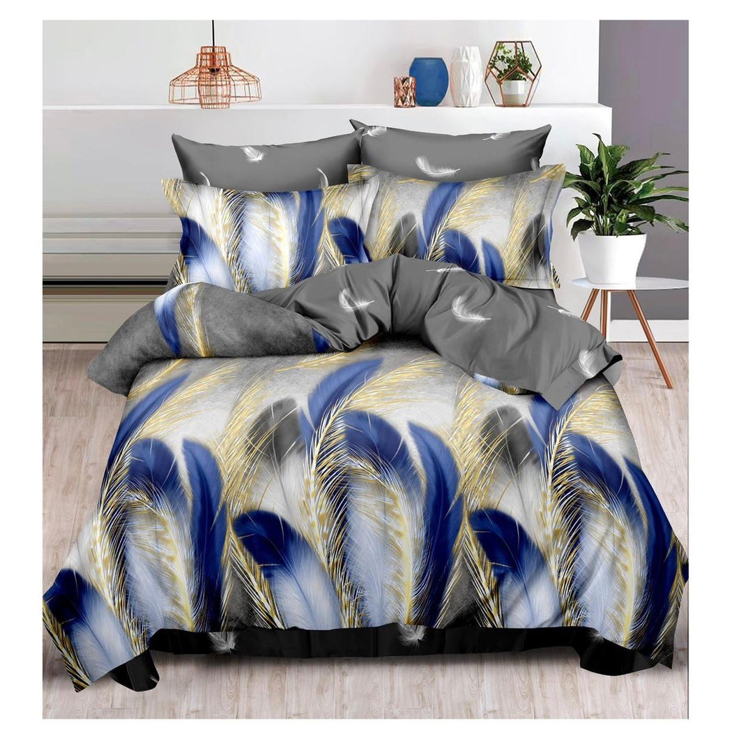 Lenjerie pat dublu, FINET, fara elastic, 6 piese, F-169