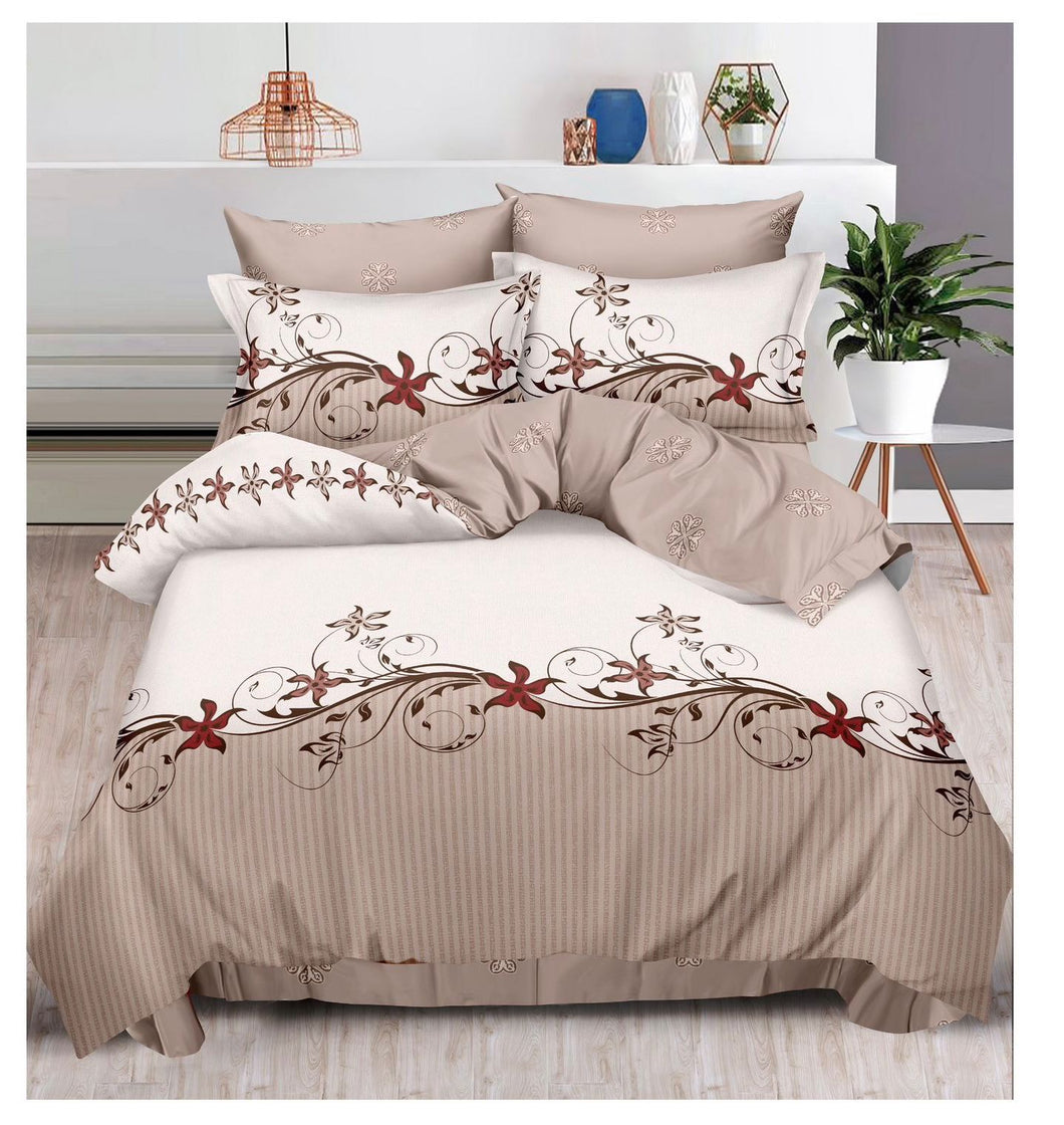 Lenjerie pat dublu, FINET, fara elastic, 6 piese, F-173