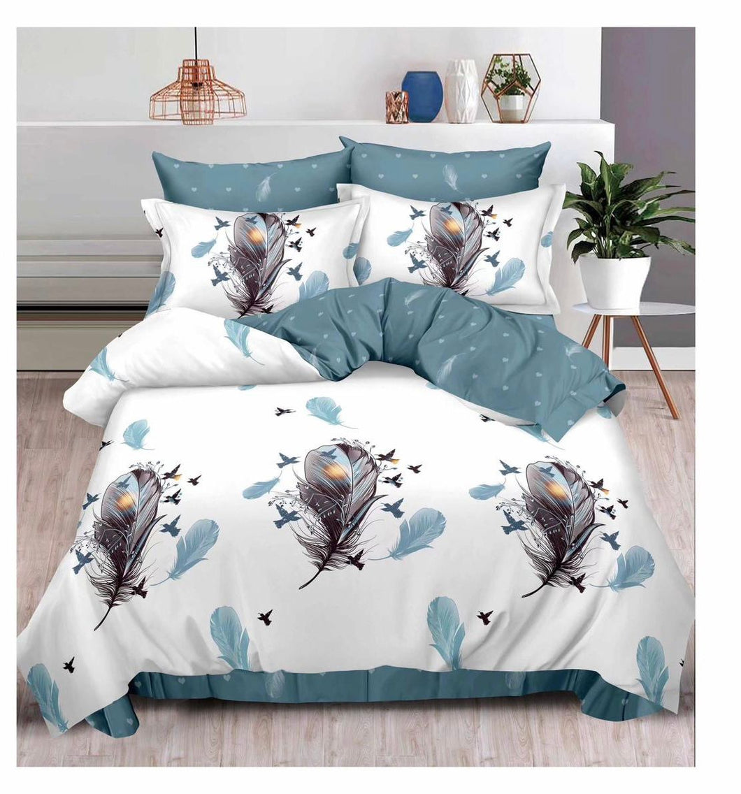 Lenjerie pat dublu, FINET, fara elastic, 6 piese, F-167