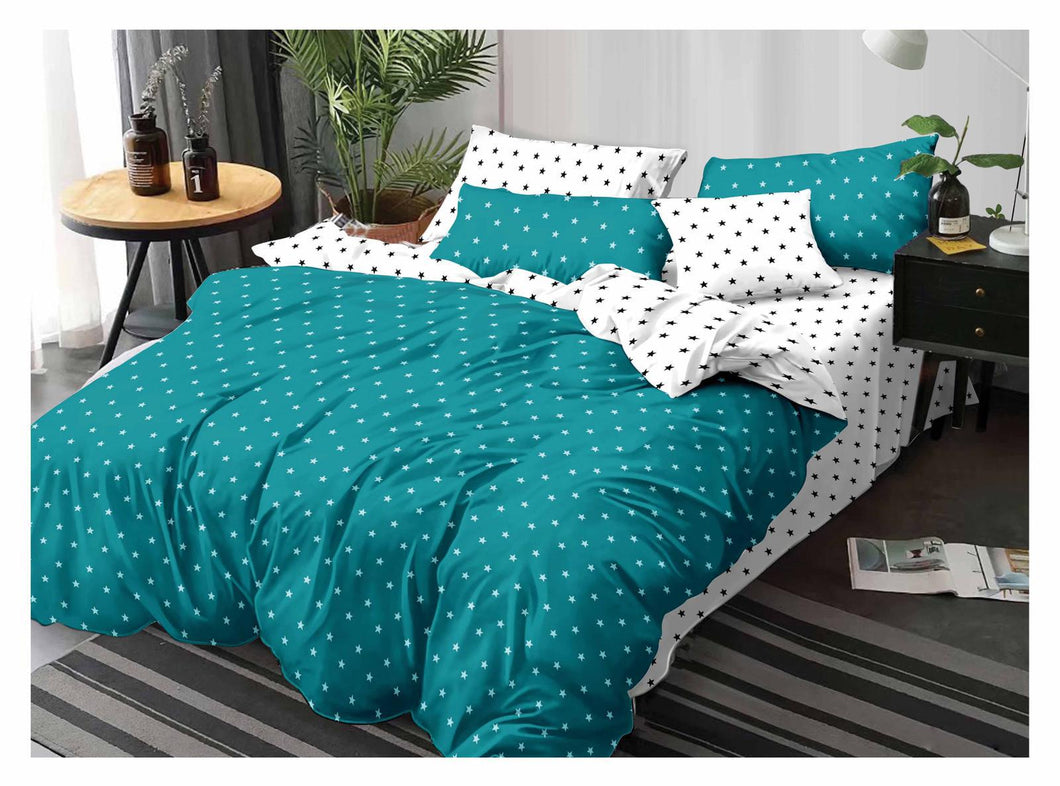 Lenjerie pat dublu, FINET, fara elastic, 6 piese, F-161