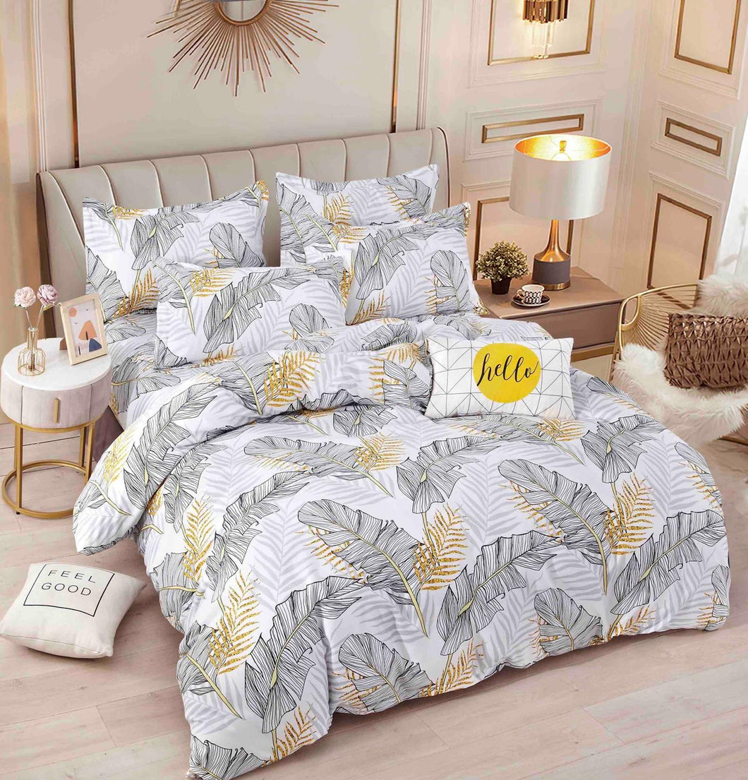 Lenjerie pat dublu, FINET, fara elastic, 6 piese, F-273