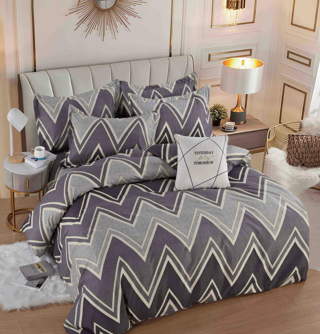 Lenjerie pat dublu, FINET, fara elastic, 6 piese, F-280