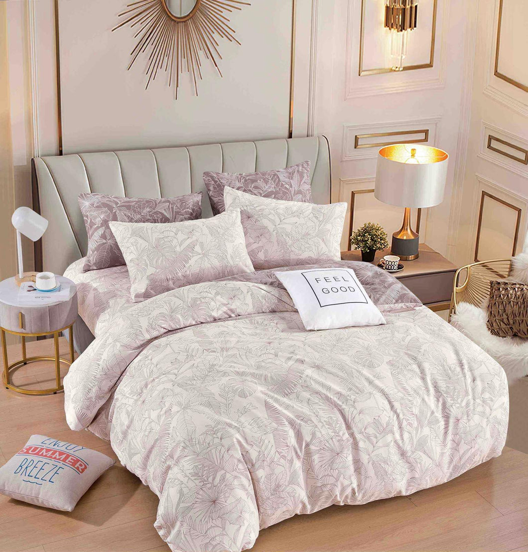 Lenjerie pat dublu, FINET, fara elastic, 6 piese, F-278