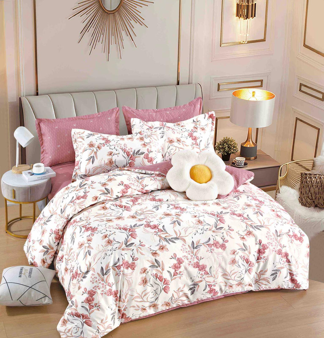 Lenjerie pat dublu, FINET, fara elastic, 6 piese, F-277