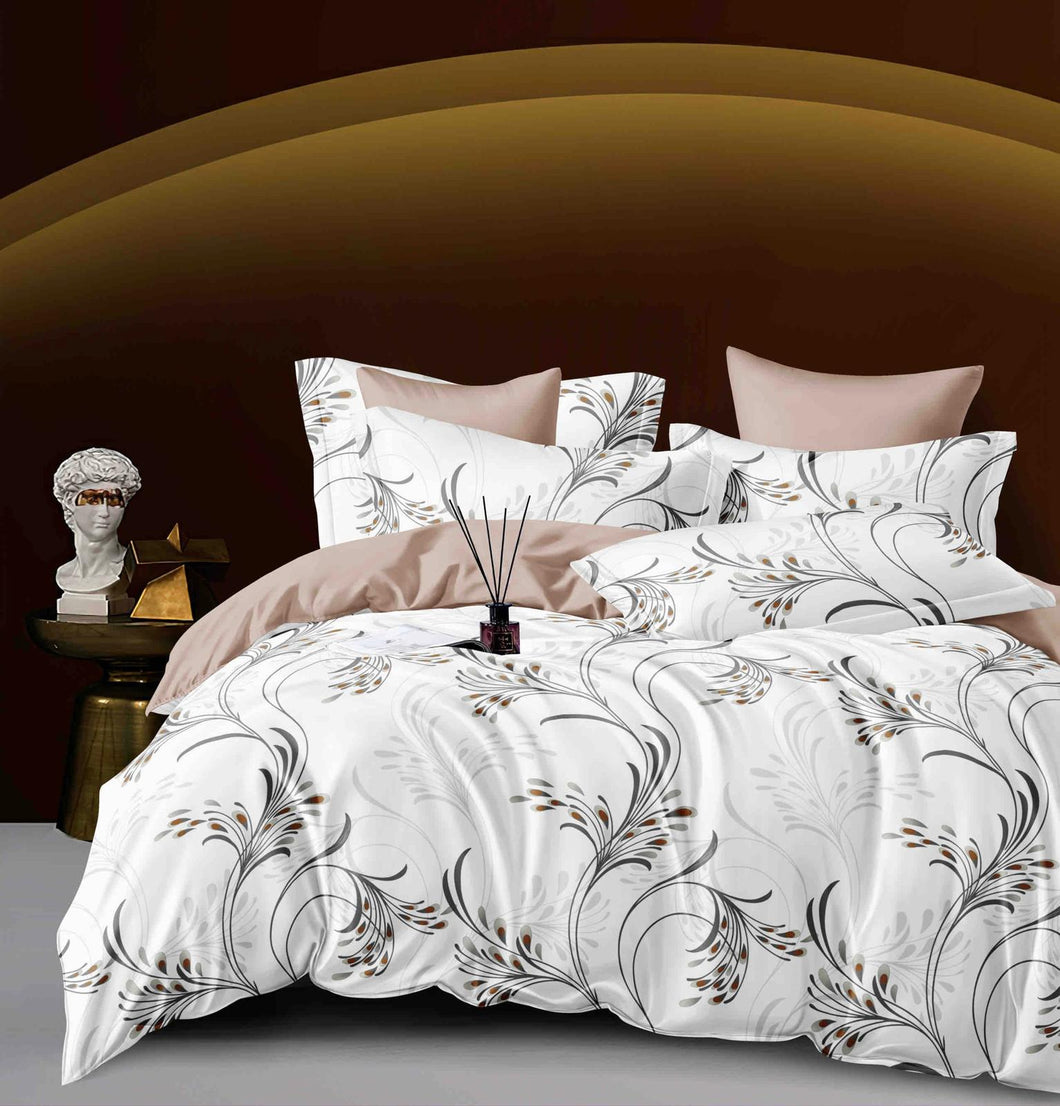 Lenjerie pat dublu, FINET, fara elastic, 6 piese, F-297