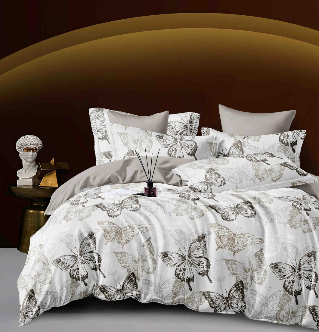 Lenjerie pat dublu, FINET, fara elastic, 6 piese, F-299