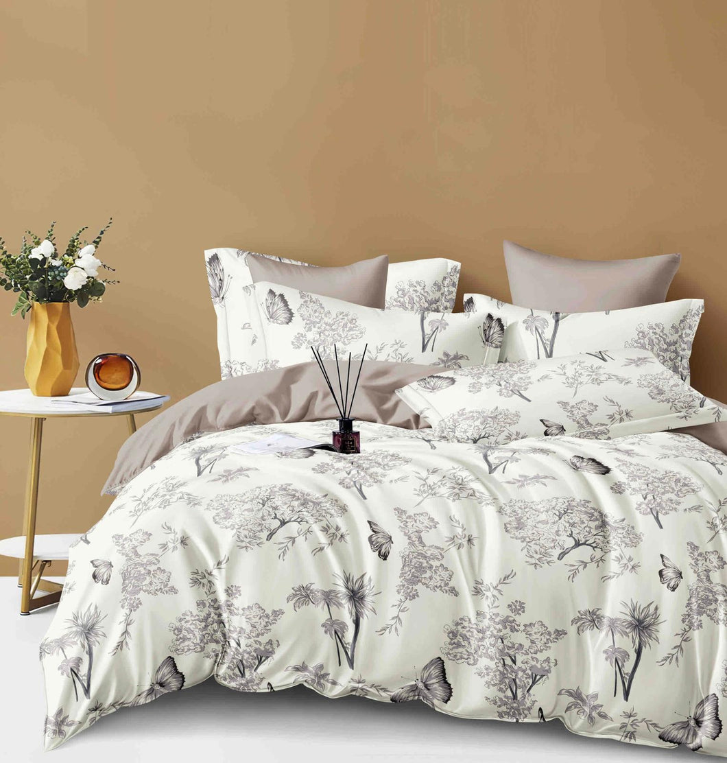 Lenjerie pat dublu, FINET, fara elastic, 6 piese, F-294